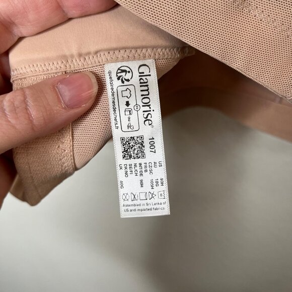 Glamorise Full Coverage Wire-Free Magic Lift Bra 40H 1007 - Picture 5 of 9